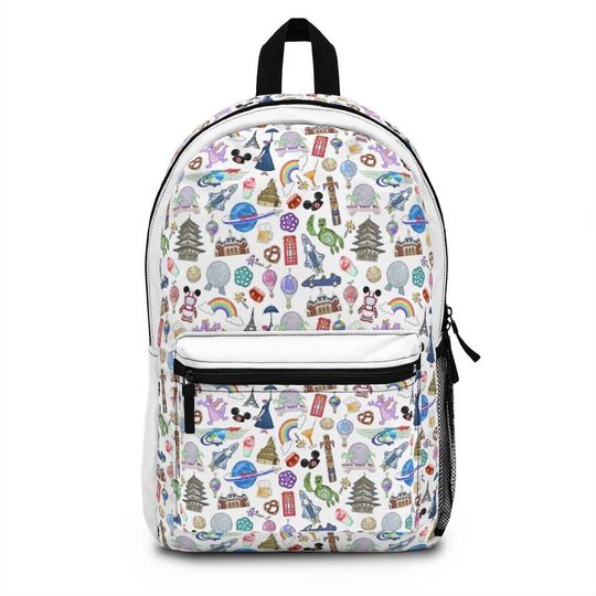 Disney Epcot Icons Backpack, Disney Backpack