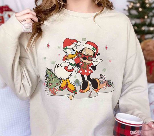 Discover Vintage Disney Mickey And Minnie Sweatshirt