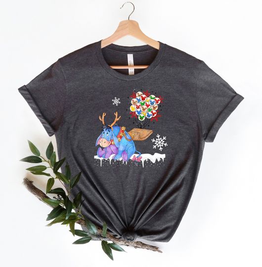 Disney Eeyore Christmas Shirt, Winnie the Pooh Christmas T Shirt