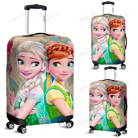 Discover Frozen Princesses Anna And Elsa Disney Luggage Cover