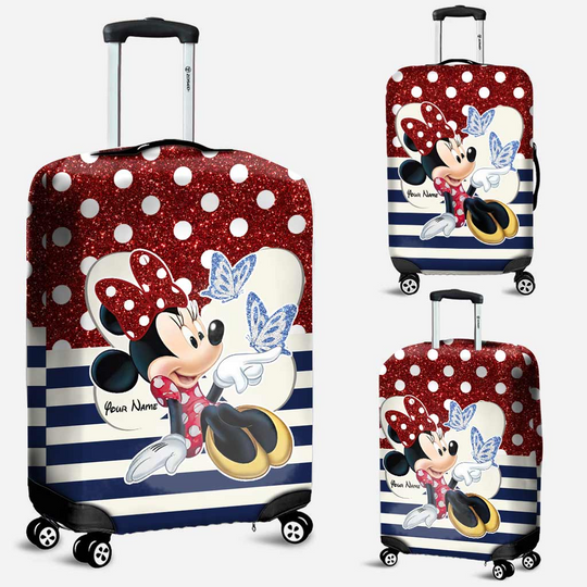 Personalized Minnie Mouse Disney Luggage Cover