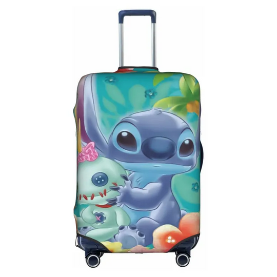 Stitch And Scrump Doll Disney Luggage Cover