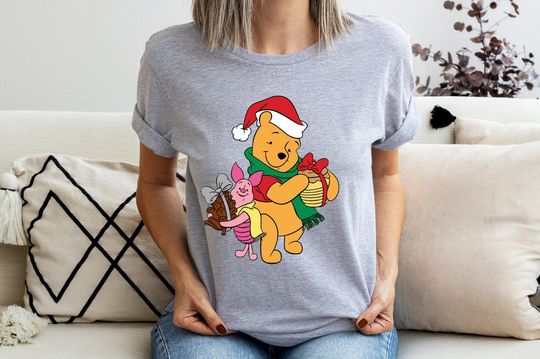 Disney Winnie The Pooh Christmas Shirt, Disney Christmas Shirt