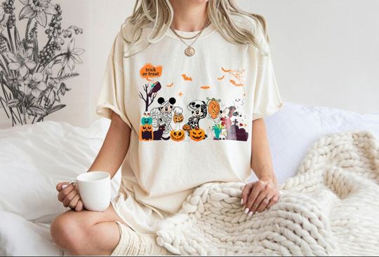 Disney Mickey Skeleton Shirt, Halloween Mickey Mummy Shirt