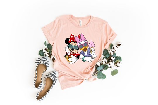 Minnie and Daisy Face, Best Friends Minnie and Daisy T-Shirt, Disney Tie Dye Shirts