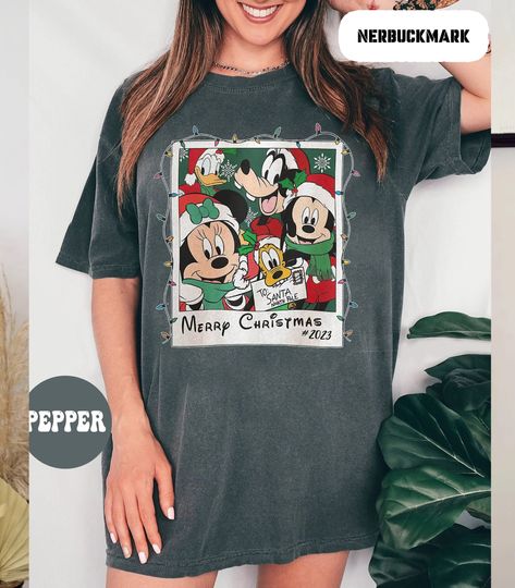 Retro Mickey and Friends  Color Shirt, Christmas Disney Shirt