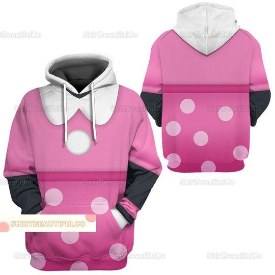 Christmas Disney Minnie 3D Hoodie, Mickey Mouse Funhouse Hoodie