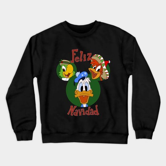 Viva Navidad - The Three Caballeros Disney Christmas Sweatshirt