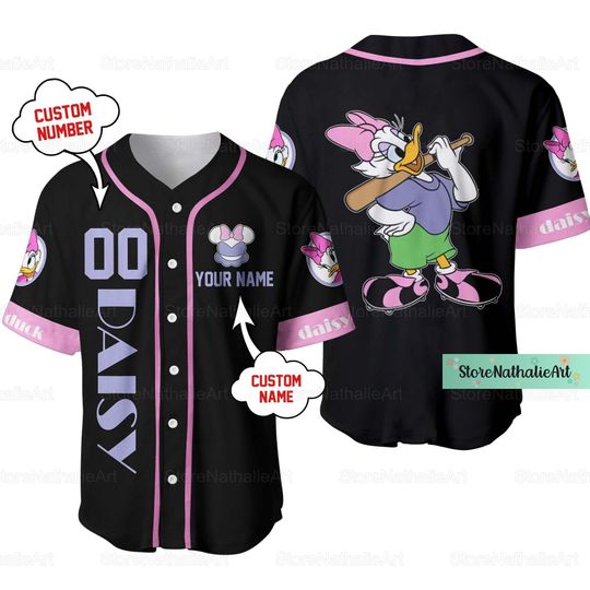 Christmas Daisy Duck Jersey, Disney Daisy Jersey Shirt
