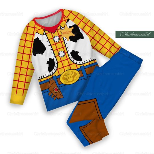 Christmas Toy Story Pajamas, Disney Woody Toy Story Night Pajamas