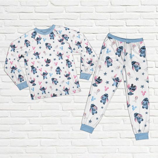 Stitch And Angel Pajamas, Disney Stitch Pajamas