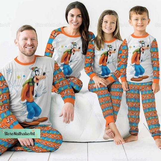 Christmas Goofy Pajamas Set, Goofy Disney Pajamas Family