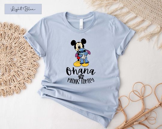 Discover Ohana Means Family Shirt, Mickey and Stitch Shir, Ohana Shirt, Disney Shirt