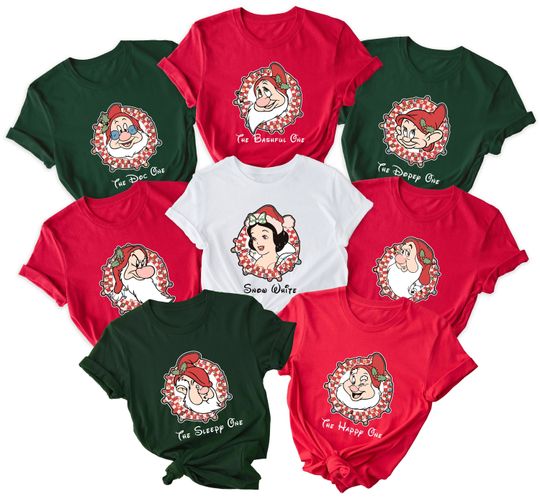 Snow White And The Seven Dwarfs Shirt, Disney Group Shirt, Group Shirts, Matching Disney
