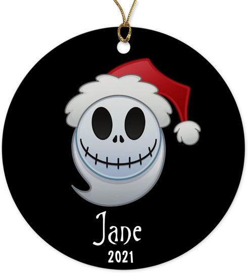 Personalized Disney Ornament 2022 - The Nightmare Before Christmas Ornament - Disney Custom