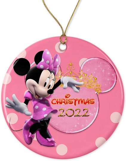 Minnie Mouse Ornament - Minnie Mouse Christmas - Disney Christmas