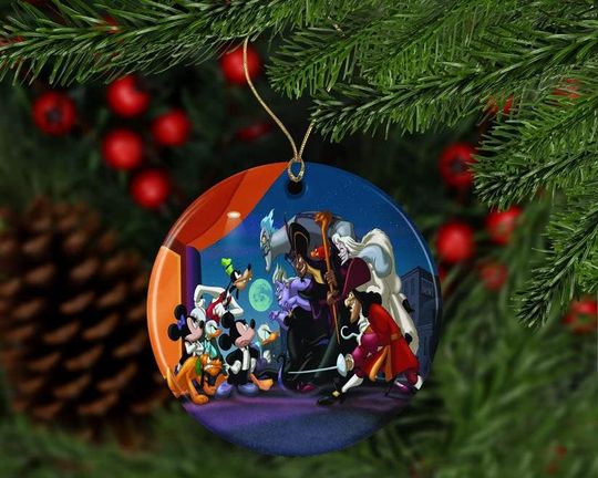 Disney Villains of All Time Movie Christmas Ornament 2022