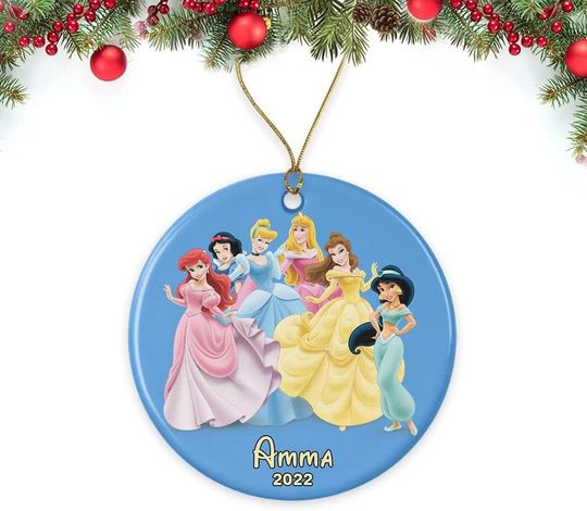 Disney Princess Ornament - Personalized Christmas Ornament
