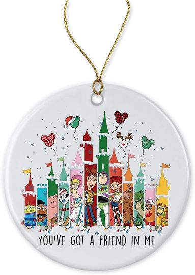 Youve Got A Friend in Me Ornament - Toy Story Christmas Ornament - Disney Castle Ornament