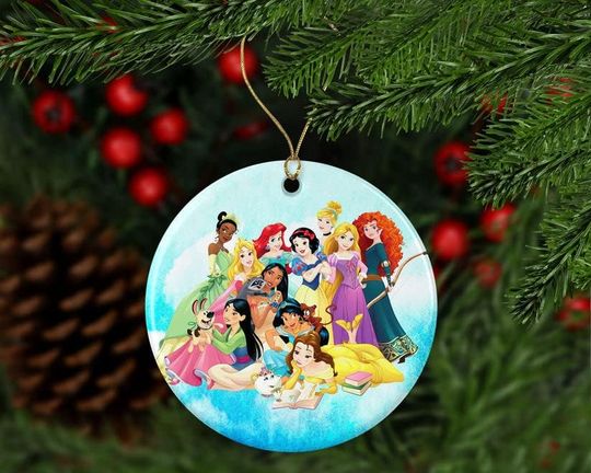 Disney Princess Villains Christmas Ornaments - Disney Princess Villains Ceramic Ornament