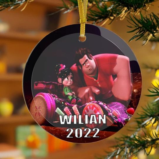 Personalized Wreck It Ralph Christmas Ornaments - Disney Wreck Custom Ceramic Ornament