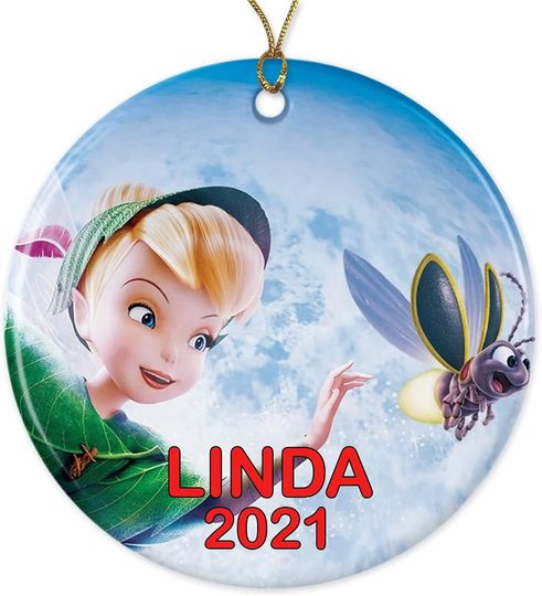 Tinker Bell Disney 2022 Ornament - Personalized Princes Disney Christmas Ornament 2022