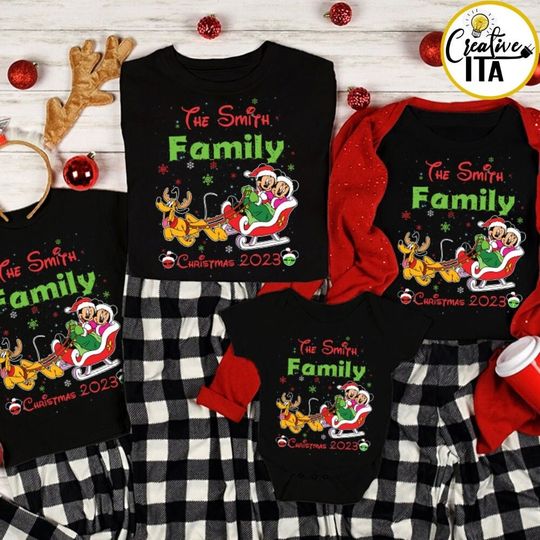 Discover Mickey and Friends Disney Family Christmas Shirt, Mickey's Very Merry Christmas Party 2023, Disney Family Christmas Matching