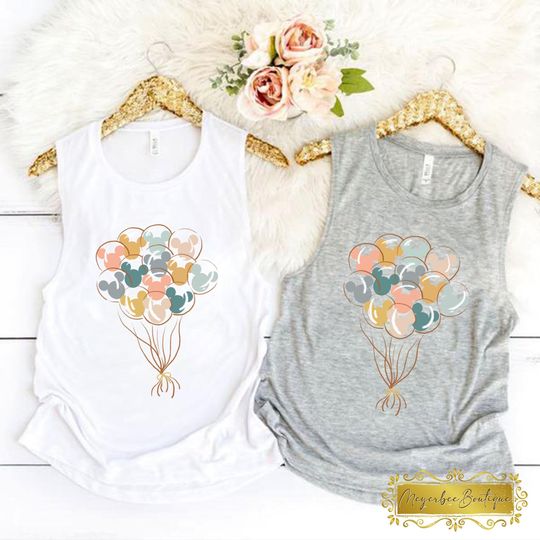 Disney Balloon Tank Top, Mickey Balloon Tank