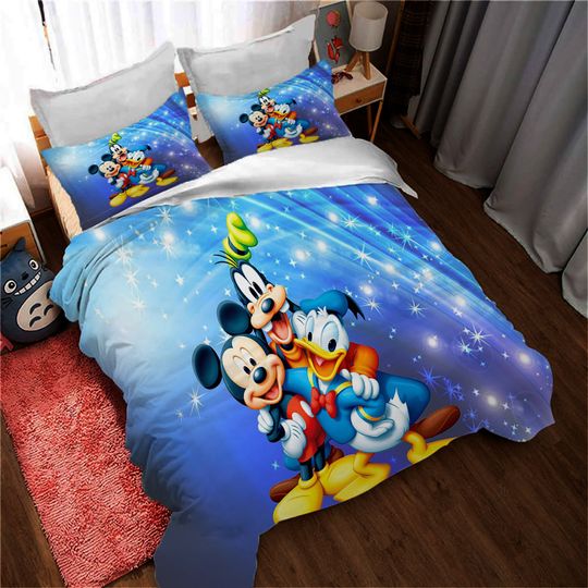 Disney Mickey Mouse Bedding Set Christmas Gift