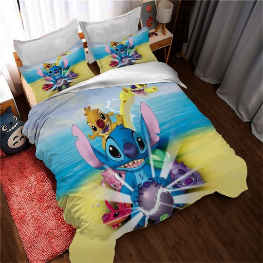Disney Lilo Stitch Bedding Set Christmas Gift