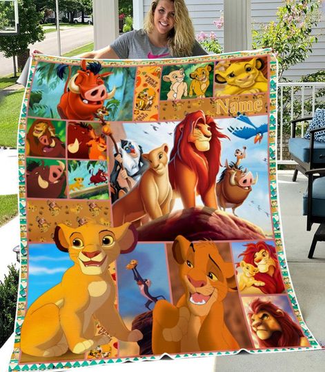 Disney The Lion King Blanket, Simba Fleece Blanket
