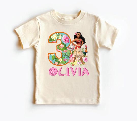 Disney Moana Birthday Shirt, Princess Moana Maui Birthday