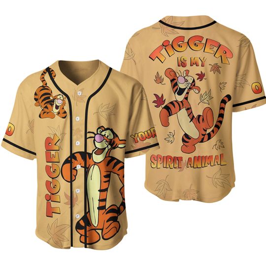 Discover Christmas Tiger Jersey, Disney Tiger Jersey Shirt