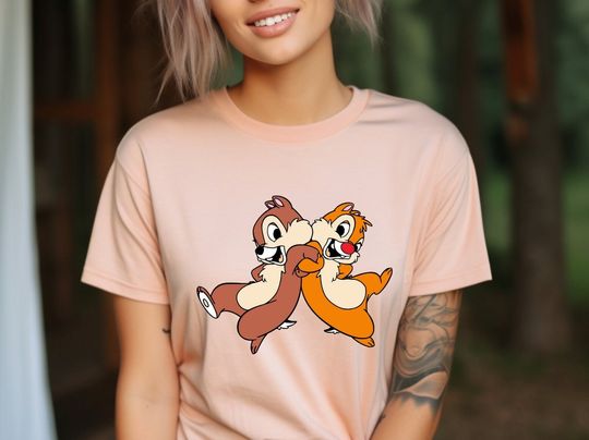 Discover Chip & Dale Friend Tshirt, Chip and Dale Shirt, Disney Couple Tshirt