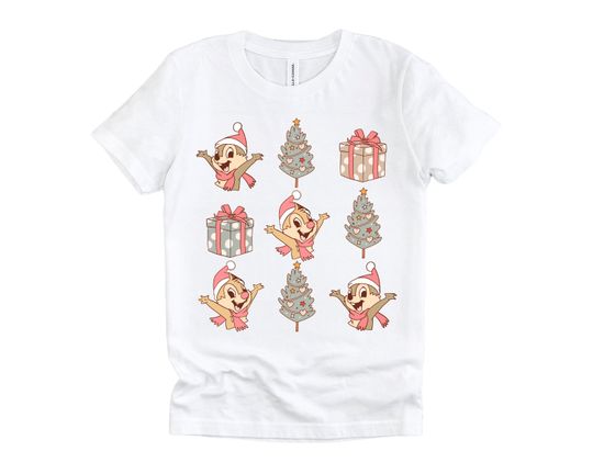 Discover DISNEY CHRISTMAS Shirt,  Chip & Dale Xmas T Shirt
