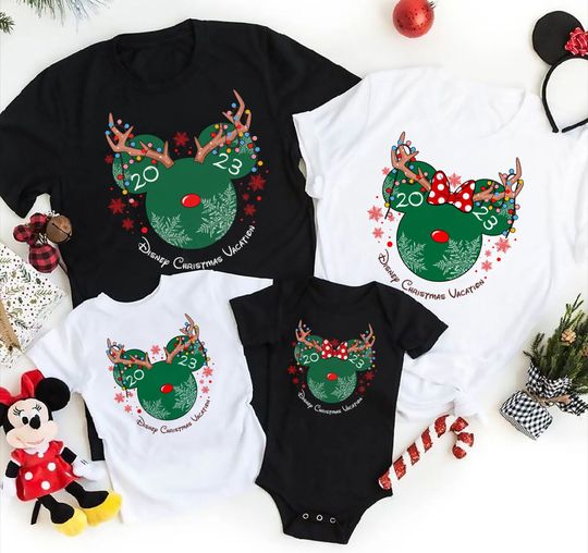 Disney Christmas Vacation Shirt, Disney Christmas Family Matching Shirt, WDW Magic Kingdom Trip Shirt, Very Merry Christmas Party Shirt