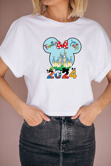 Discover Disney Family Trip 2024 The Most Magical Place on Earth Shirt