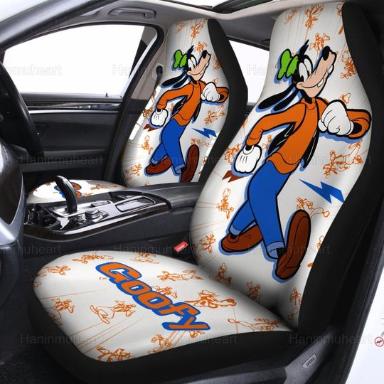 Goofy Car Seat Cover, Disney Goofy Car Seat Cover, Disney Cartoon Car Seat