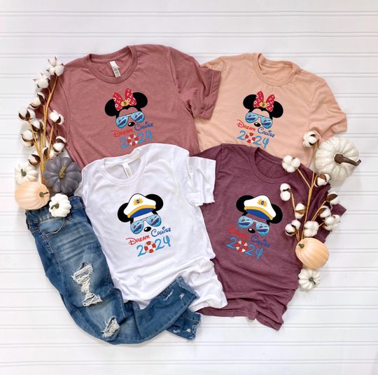 Disney Dream Cruise 2024 Shirt, Custom Family Cruise Vacation Shirt