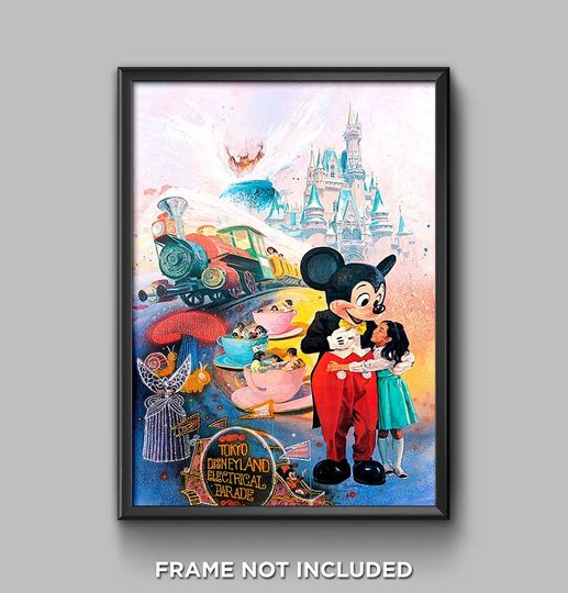 Tokyo Disneyland Electrical Parade Premium Matte Vertical Poster