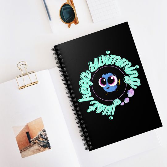 Discover Disney Finding Dory Just Keep Swimming Spiral Notebook - Ruled Line