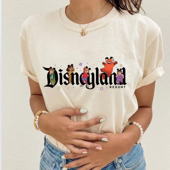 Discover Vinatge Disney Shirt, Turning red Shirt, Disneyland Resort Shirt