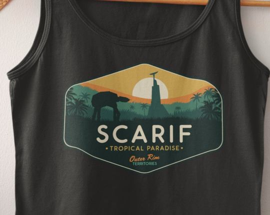 Star Wars Tank Top, Scarif Planet Tank Top, Unisex Tank Top, Star Wars Shirt, Scarif Tank Top, Luke Skywalker Shirt, Disney Shirt, Gift