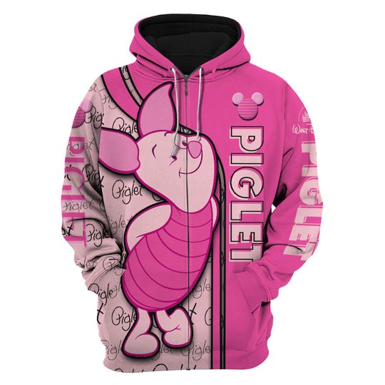 Piglet Winne the Pooh | Disney 3D Hoodie