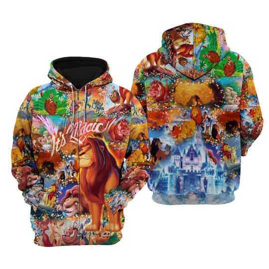 Simba The Lion King Its Magic | Disney 3D Hoodie