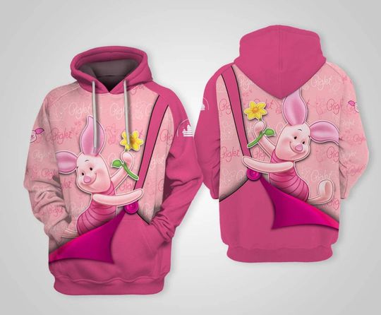 Piglet Pink | Disney 3D Hoodie
