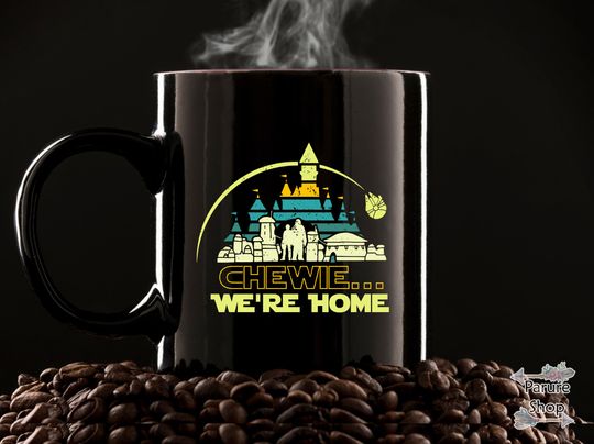 Disney Star Wars Mug, Chewie We're Home Mug