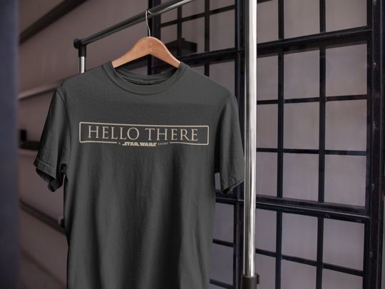 Discover Hello There Kenobi Shirt - Disney Star Wars T-shirt - Obi-Wan Kenobi Jedi Tee - Star Wars T Shirt