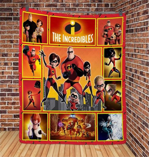 The Incredibles Disney Fleece Blanket