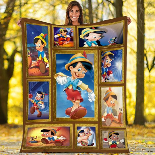 Pinocchio Disney Fleece Blanket